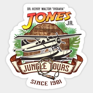 Dr. Jones Jungle Tours Sticker